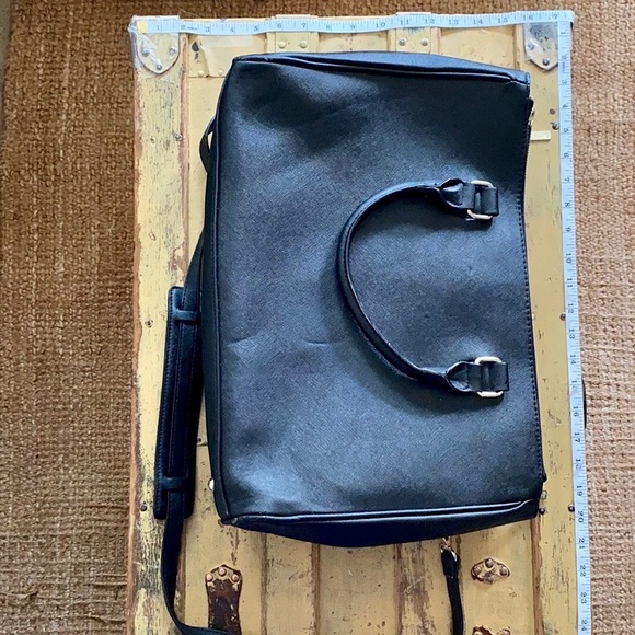 ZARA VEGAN WORK BAG BRIEFCASE BAG SHOULDER STRAP - Picture 4 of 16